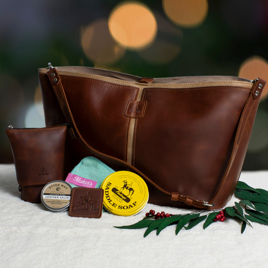 Telescopic Tote + Tool Case + Leather Care Kit Bundle | 15% Off