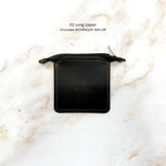 Seconds Leather Square Zip Pouch