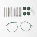 Knit Picks Reflections Options Short 2.75" IC Needle 7-Pair Set, Size US 4-10