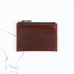 Leather Zip Pocket