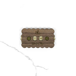 Walnut & Cherry Wood Row Counter