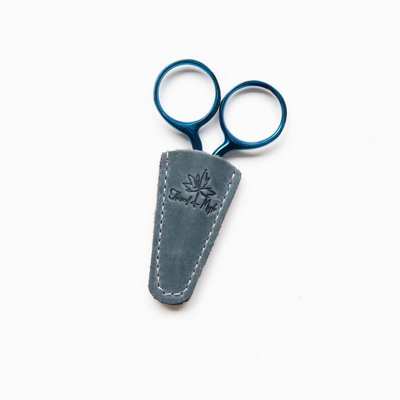 Leather Mini Scissors Sheath – Thread and Maple