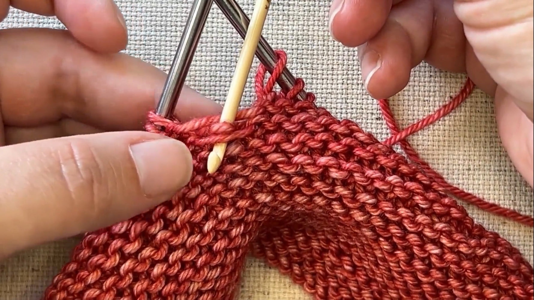How to Fix a Dropped Garter Stitch