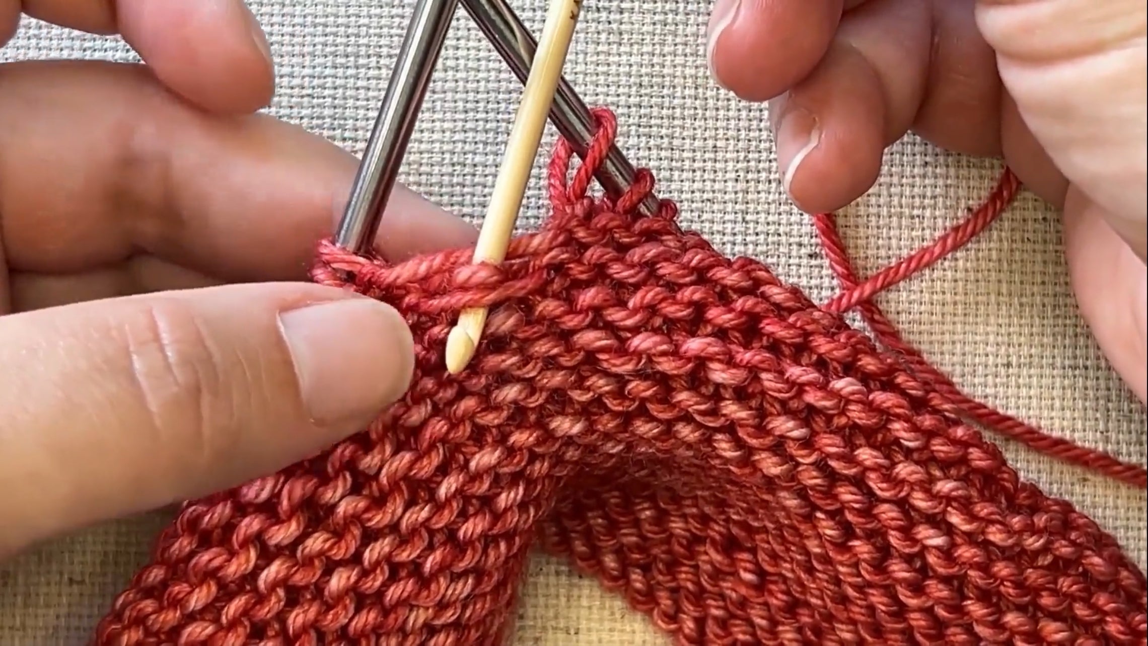 How to Fix a Dropped Garter Stitch
