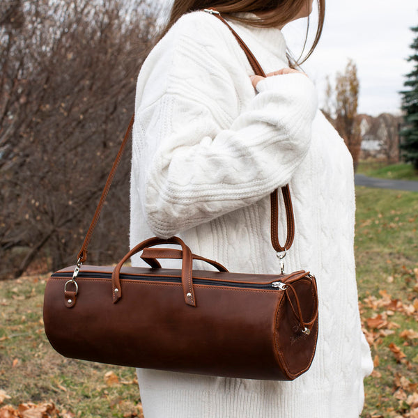 バッグ lether knitting shoulder bag camel LEATHER KENSINGTON X BAG Camel Leather Shoulder Purse by