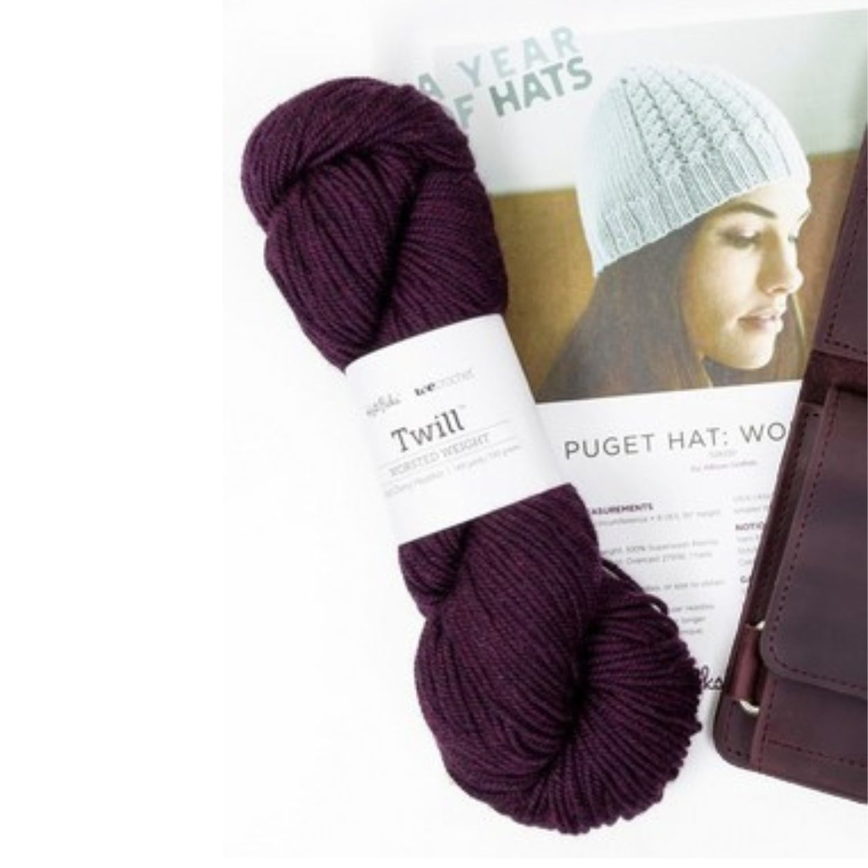 Knit Picks Twill Worsted - Black Cherry