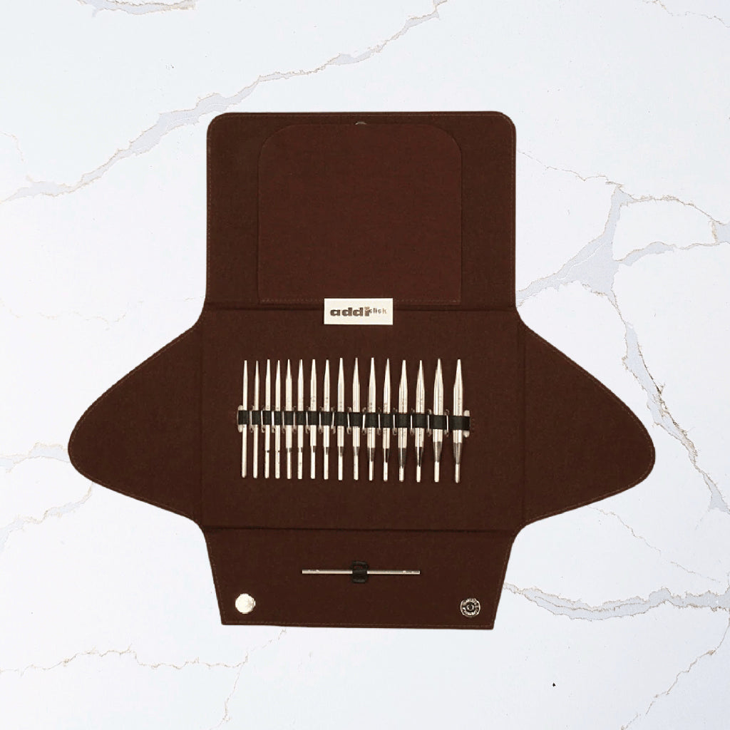 Addi Click Rocket Short 3.5" IC Needle 8-Pair Set, Sizes US 4-11