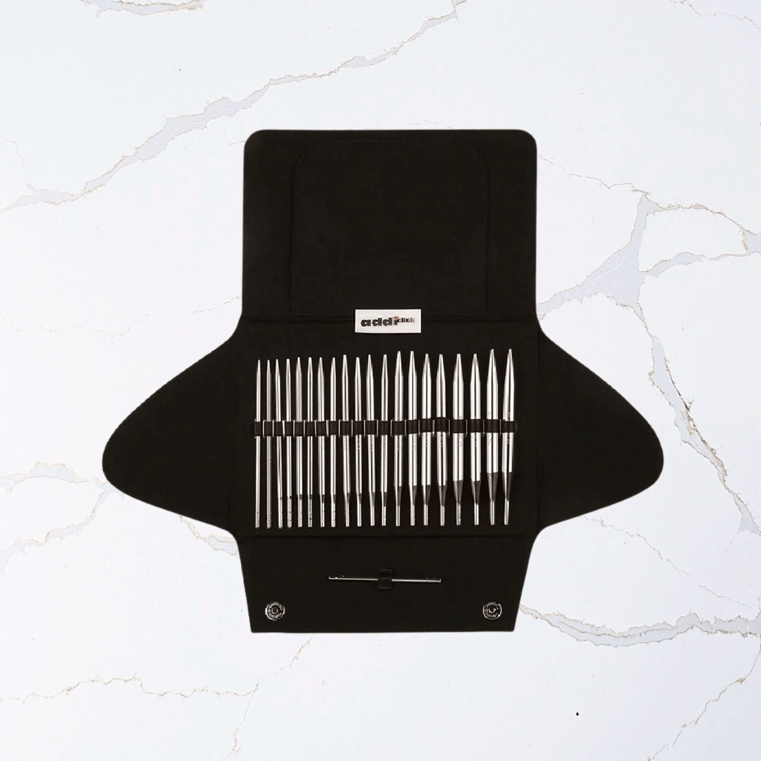 Addi Click Turbo 5" IC Needle 10-Pair Set, Sizes US 4-15