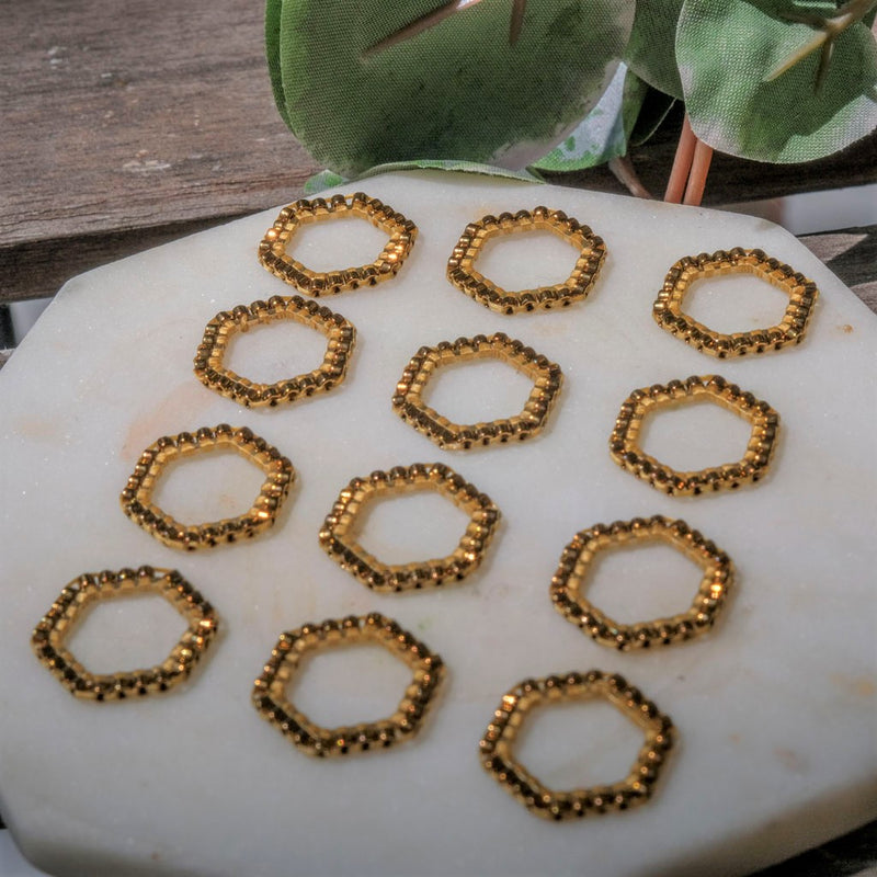 Bead Honeycomb Stitch Markers