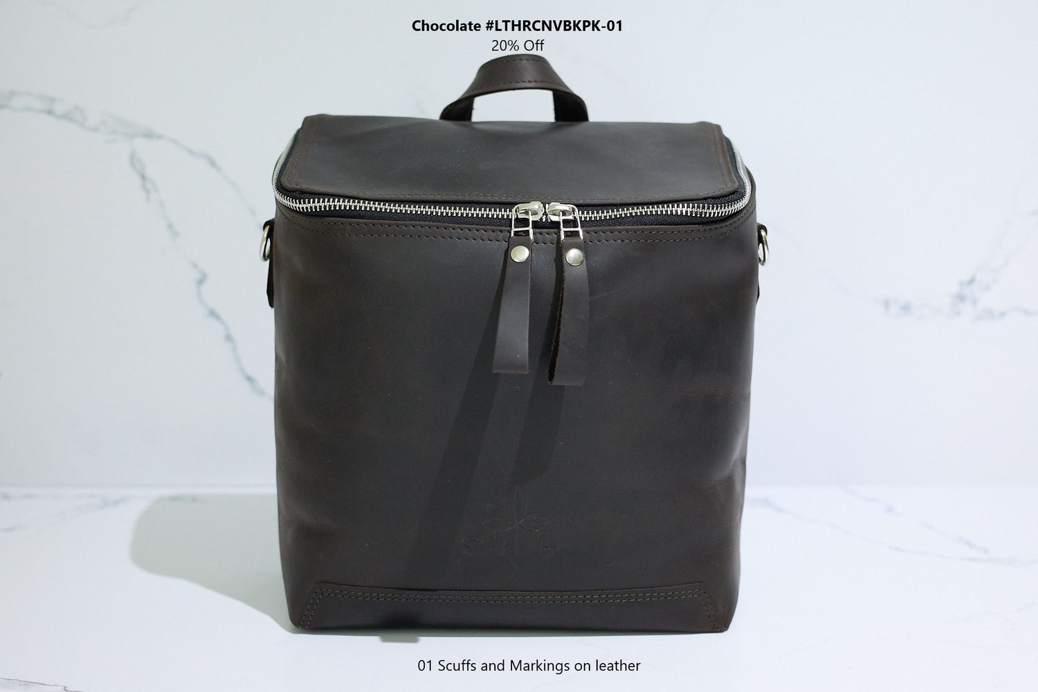 Seconds Leather Convertible Backpack