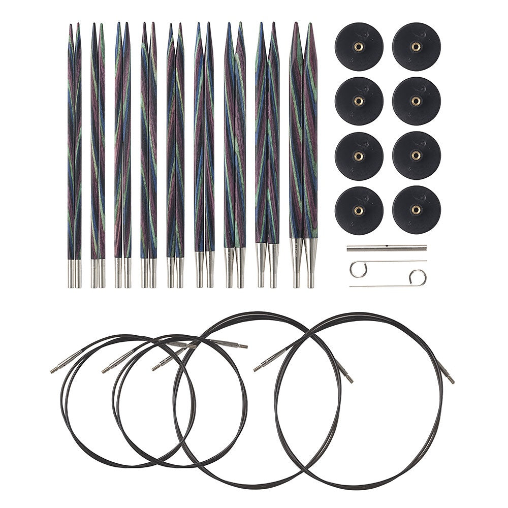 Knit Picks Majestic 4.75" IC 9-Pair Set, Sizes US 4-11