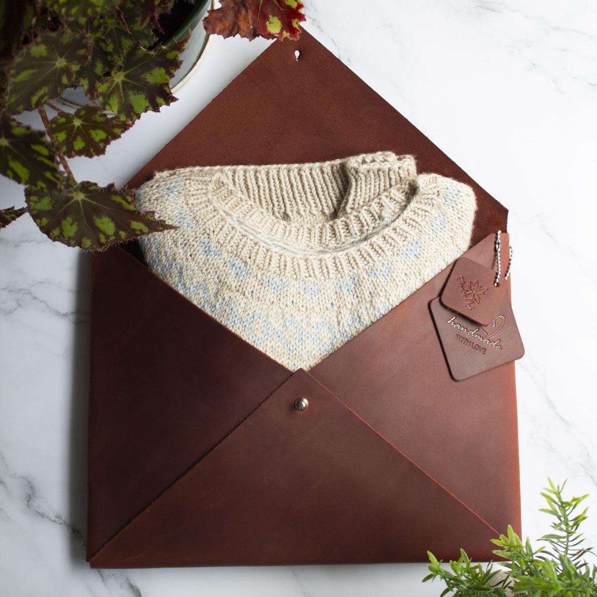 Leather Envelope – Thread and Maple