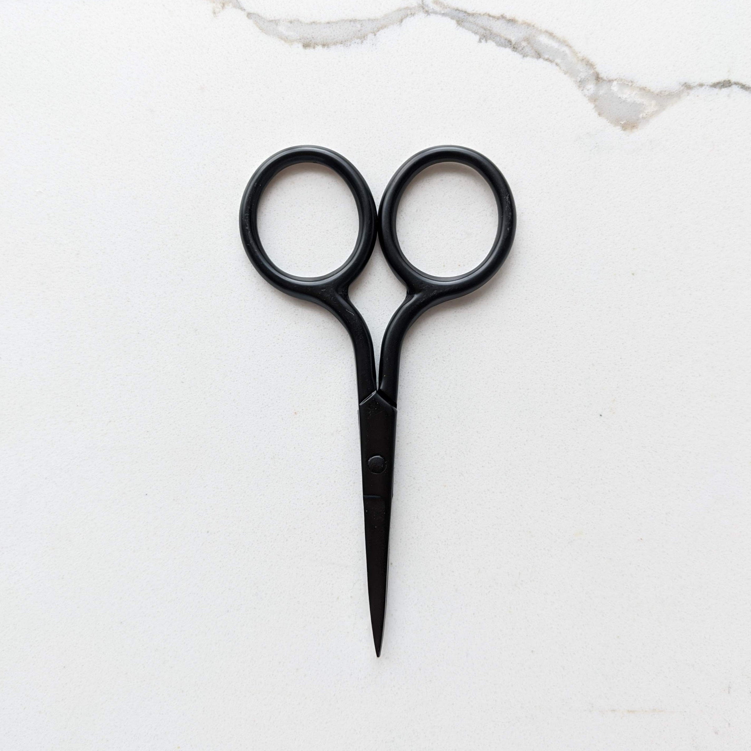 Creativ Mini/fine Embroidery Scissors Sewing Crafts Small Very Sharp Point  Needlework Office Crafts Black -  Denmark