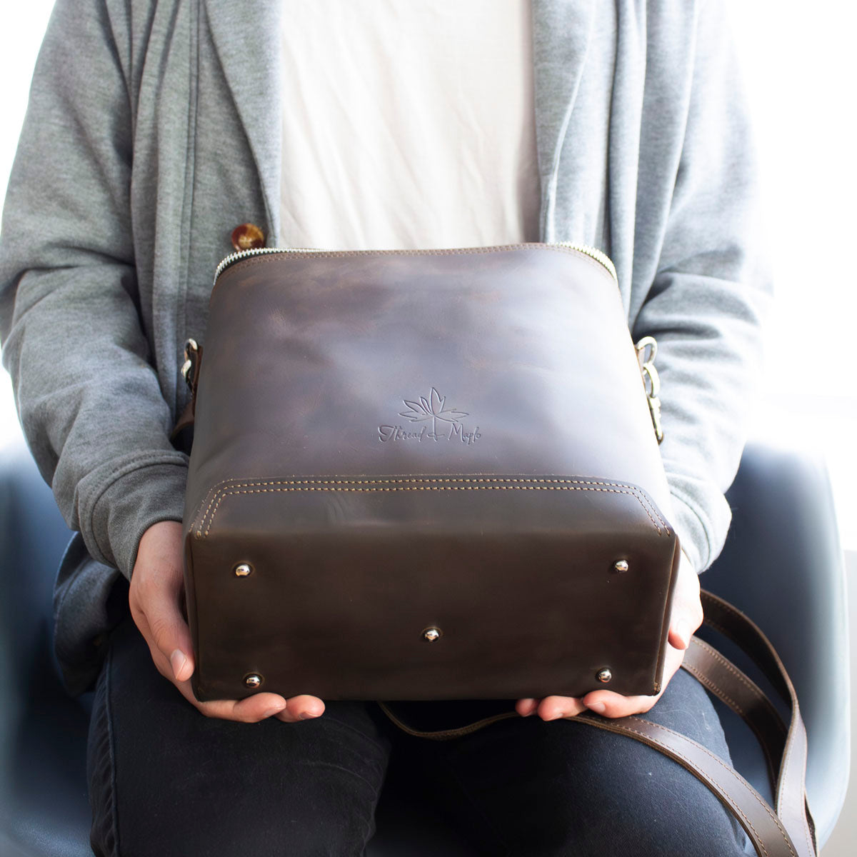 Leather Convertible Backpack – Thread and Maple