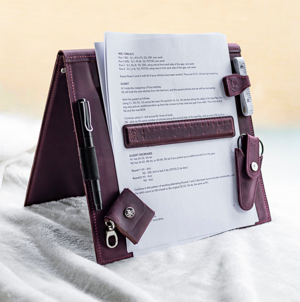 Leather Magnetic Ruler