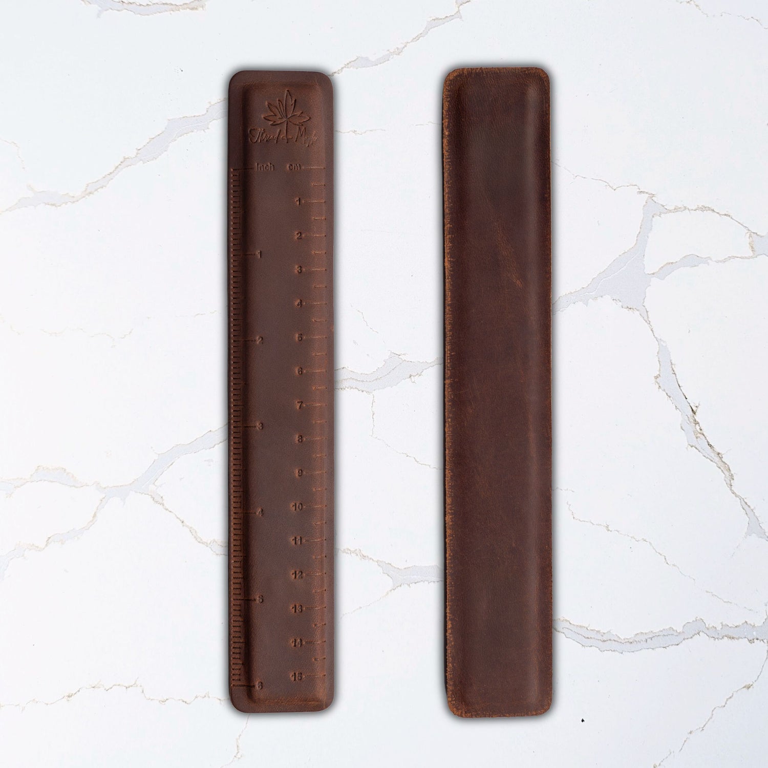Leather Magnetic Ruler