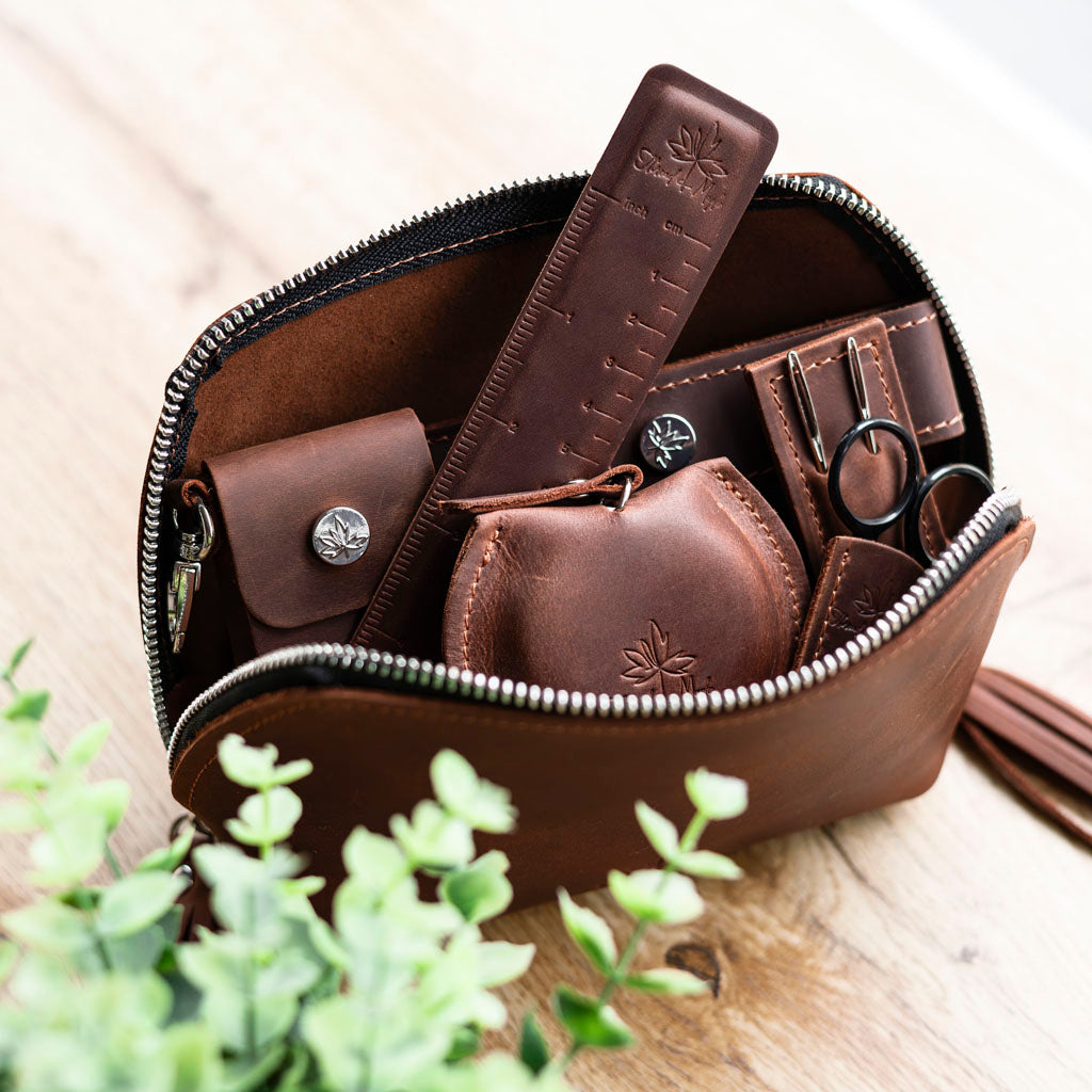 Leather Magnetic Ruler