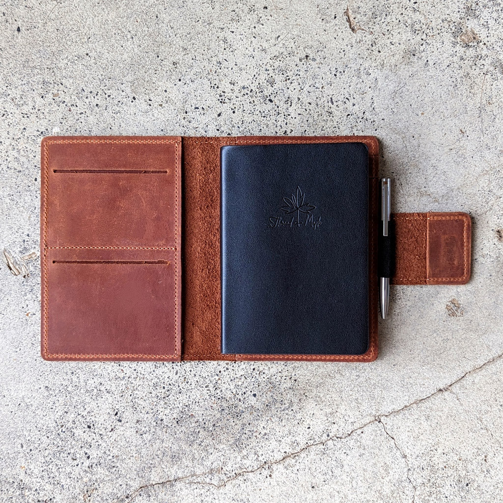 Maker's Mini Folio A6 – Thread and Maple