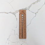 Cherry Wood 6" Ruler