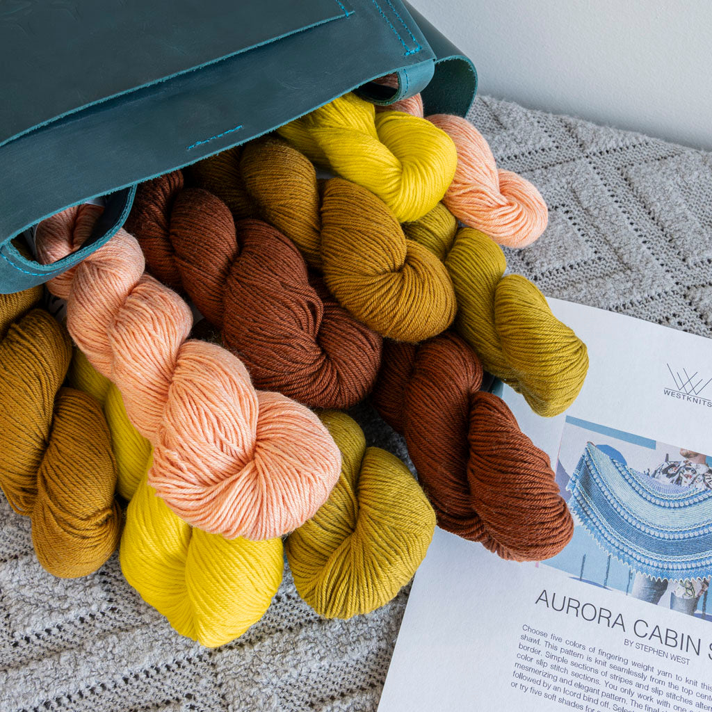 Westknits Kit - Chestnut Starfish