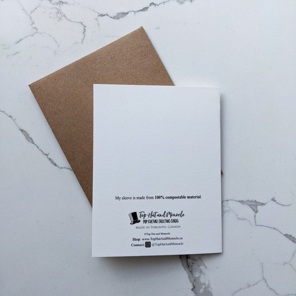 compostable card sleeves Better Duo Than Us"