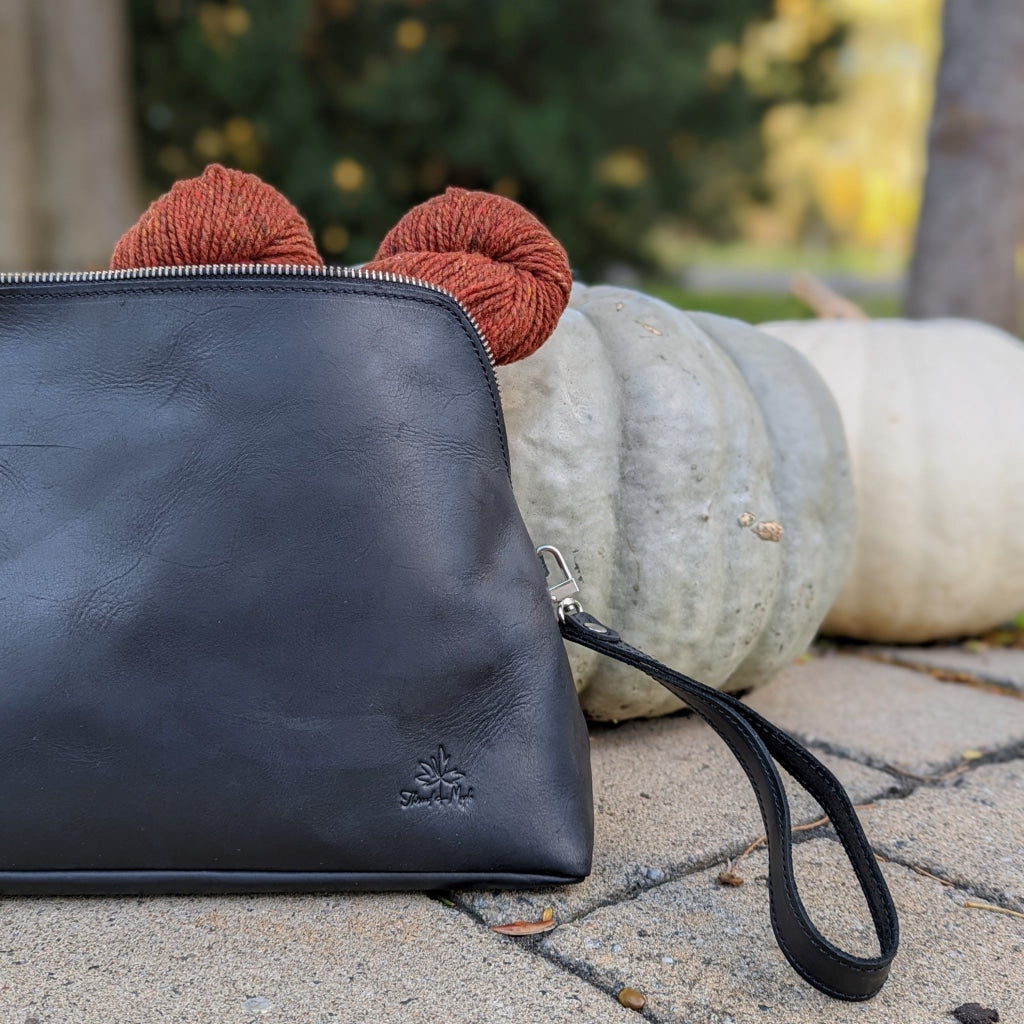 Leather Pochette – Thread and Maple