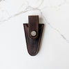 handmade scissors sheath made from leather