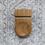 handmade in canada wooden phone holder with magnetic tray