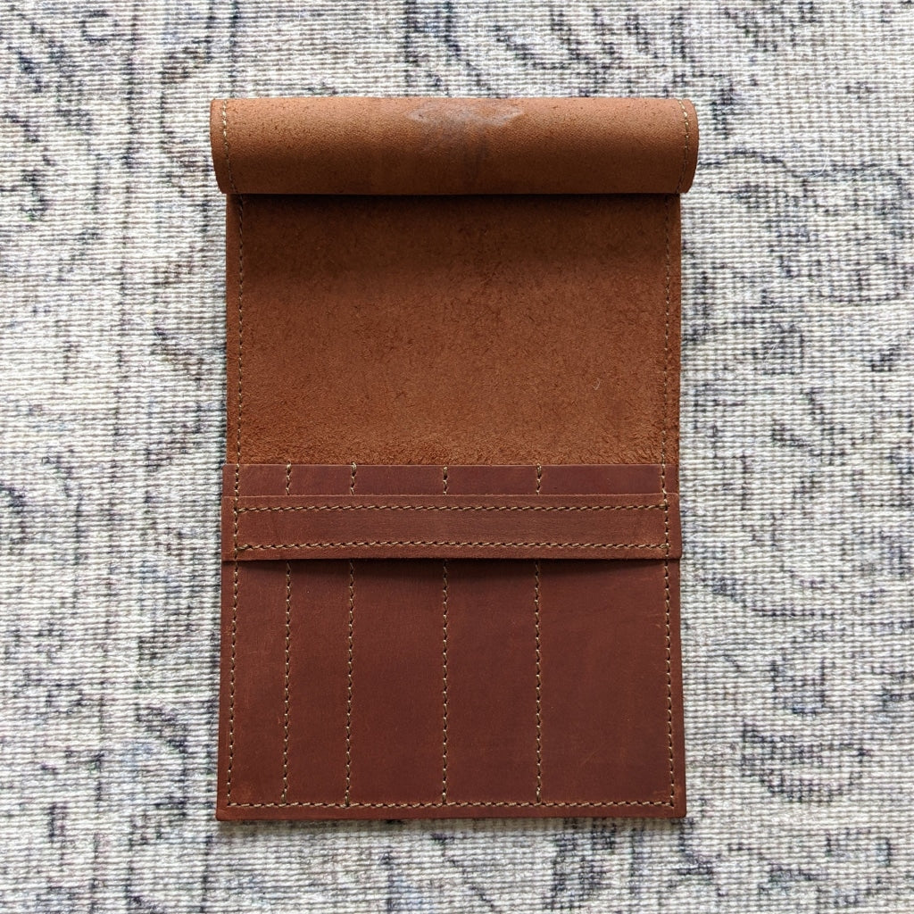 leather case for knitting needles and supplies– Mureli Workshop