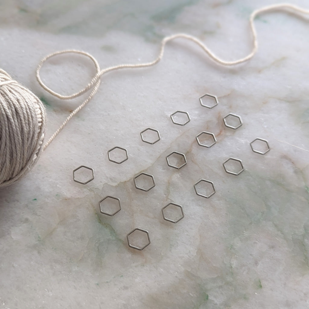 Bead Heart Stitch Markers  Unique Knitting Stitch Markers – Thread and  Maple