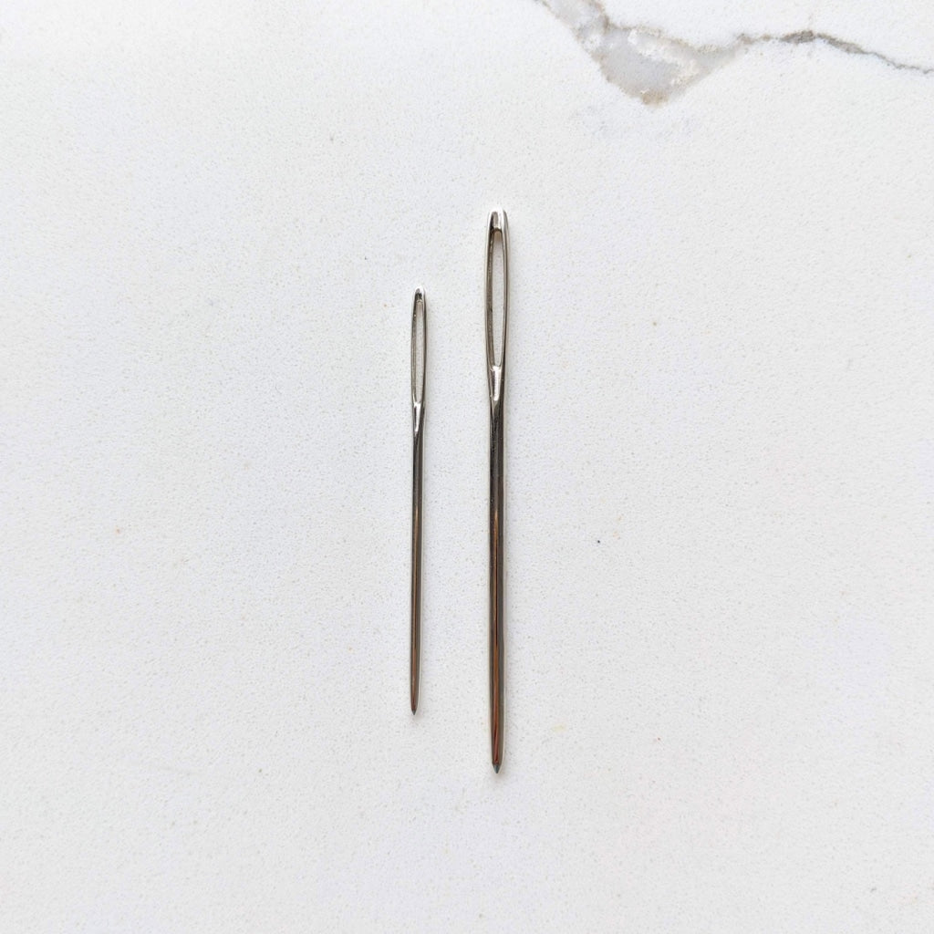 A Picture and Description of a Darning Needle