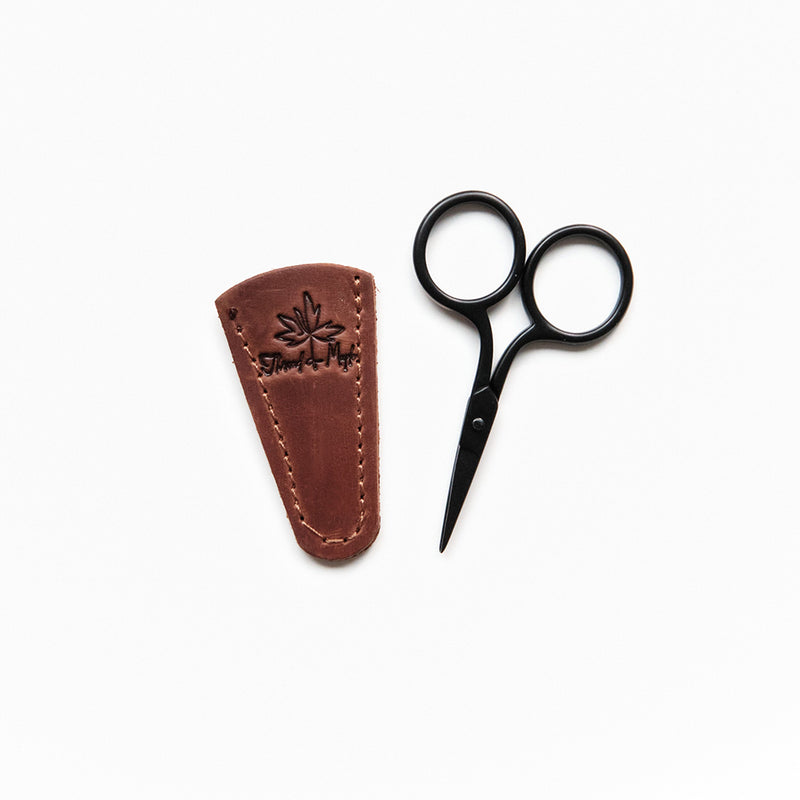 Leather Mini Scissors Sheath – Thread and Maple